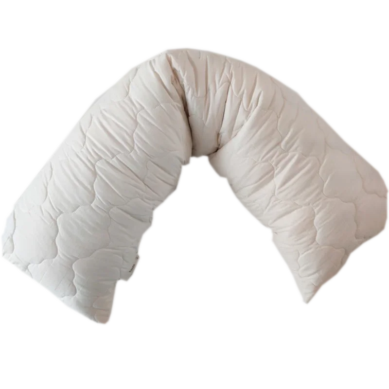 KOMA Schlafgut Kapok Bio Seitenschläfer/Stillkissen 40x140 cm — Schlafraum