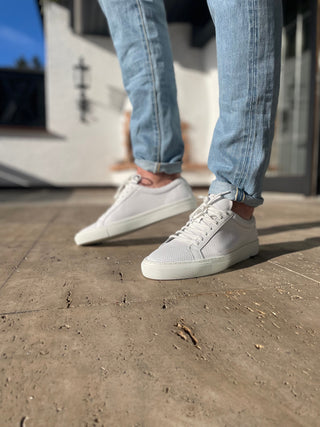 kūlson Sneaker „alva“ | Weißes Sommerdesign | Recycelte Sohle | Handmade in Portugal