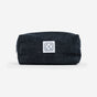 Denim Wash Bag – Upcycled toiletry bag made from leftover denim fabric