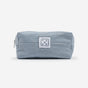 Denim Wash Bag – Upcycled toiletry bag made from leftover denim fabric