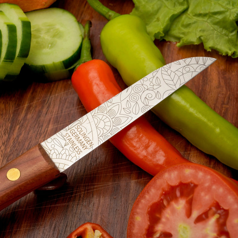 Herder Gemüsemesser Zöppken Style – Premium Holzgriff Handgefertigt Solingen — Ansicht 31