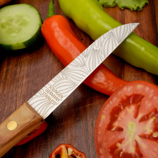 Herder Gemüsemesser | Zöppken Style | Premium Holzgriff & Lasergravur