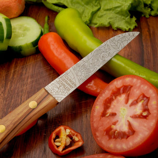 Herder Gemüsemesser | Zöppken Style | Premium Holzgriff & Lasergravur