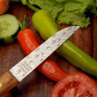 Herder Gemüsemesser | Zöppken Style | Premium Holzgriff & Lasergravur