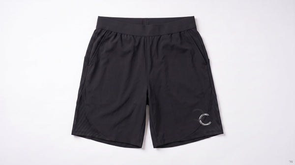 HACOY Sports Shorts Unisex – Atmungsaktiv, Feuchtigkeitsableitend, Verstellbarer Bund