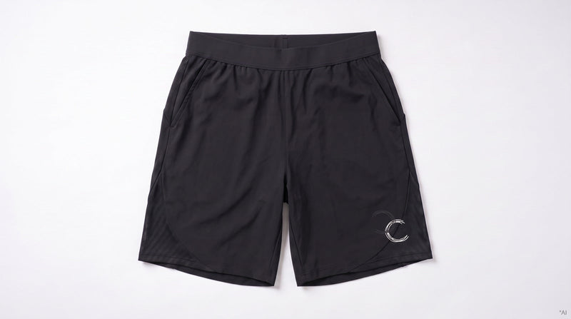 HACOY Sports Shorts Unisex – Atmungsaktiv, Feuchtigkeitsableitend, Verstellbarer Bund — Ansicht 2