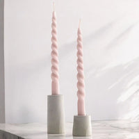 STELLA Taper Candle Holder Set of 2 Concrete Grey Anthracite Handmade — Ansicht 5