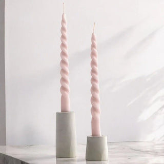 STELLA | Stabkerzenhalter 2er-Set | Handgemachter Beton in Grau & Anthrazit