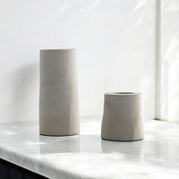 STELLA Taper Candle Holder Set of 2 Concrete Grey Anthracite Handmade — Ansicht 10