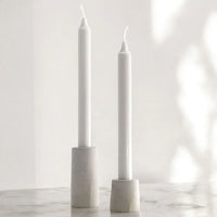STELLA Taper Candle Holder Set of 2 Concrete Grey Anthracite Handmade — Ansicht 3