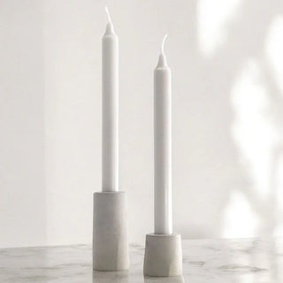 STELLA | Stabkerzenhalter 2er-Set | Handgemachter Beton in Grau & Anthrazit