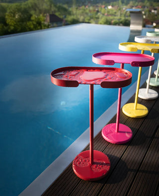 Wetterfester Stan Beistelltisch in vielen Farben – Poolmöbel im modernen Look