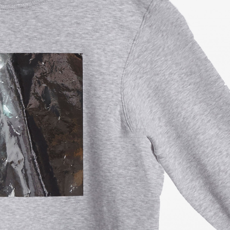 Big Square Sweater - Unisex Relaxed Fit with Pre-Crushed Foil — Ansicht 6