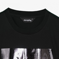 Big Square Sweater - Unisex Relaxed Fit with Pre-Crushed Foil — Ansicht 8