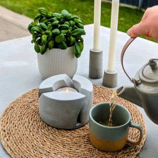 THEA | Stövchen aus Beton | Teewärmer mit Stil