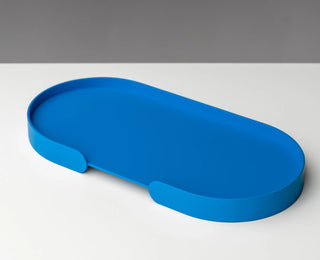 BUTLER – Wetterfestes Metalltablett | Oval | Pulverbeschichtet