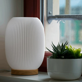 Boa | 3D-gedruckte Lampe | Bauchiges Design & warmes Licht