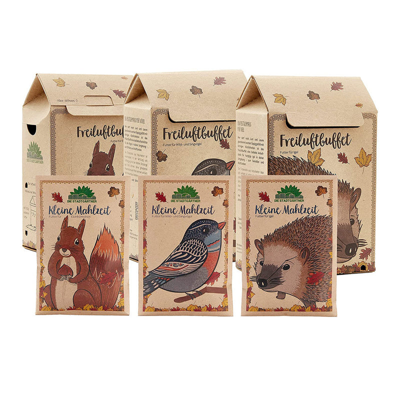 Tierfutter-Geschenkset – 6 BIO-Futtersorten für Garten-Besucher — Ansicht 2