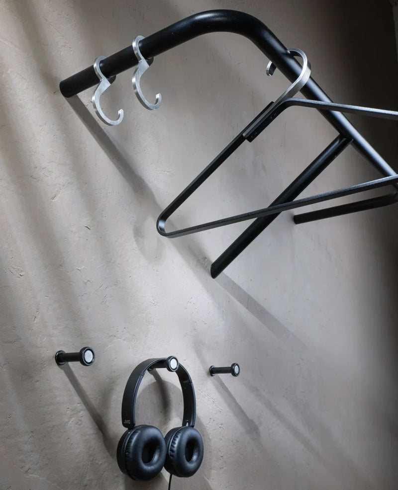 TINY SILVER Wall Hooks Set of 3 – Aluminium Stainless Steel Minimalist — Ansicht 8