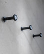 TINY SILVER Wall Hooks Set of 3 – Aluminium Stainless Steel Minimalist