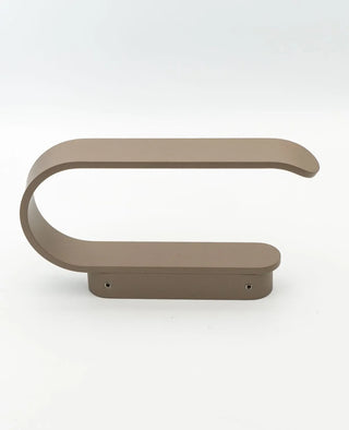 TAVO WC-Papierhalter in Taupe mit klarer Form fuer Ordnung und Struktur im Badezimmer