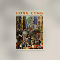 Hong Kong Poster Urban Art Print Handmade Berlin — Ansicht 3