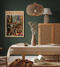 Hong Kong Poster Urban Art Print Handmade Berlin — Ansicht 2