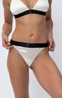 HACOY Silk Slip – 96 % Seide, handgefertigt Italien — Ansicht 16