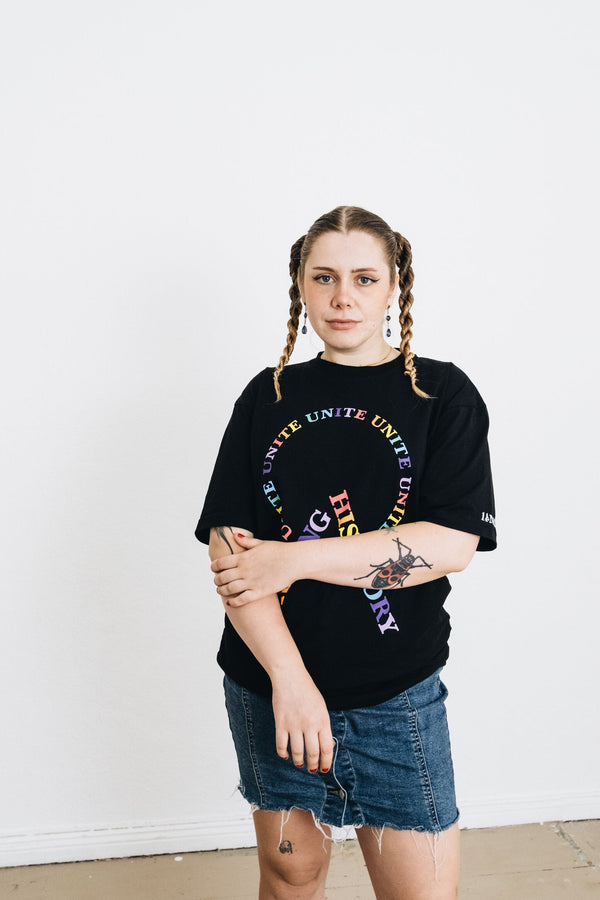 oversize T – UNITE (black) | 100 % Bio-Baumwolle | fair & nachhaltig