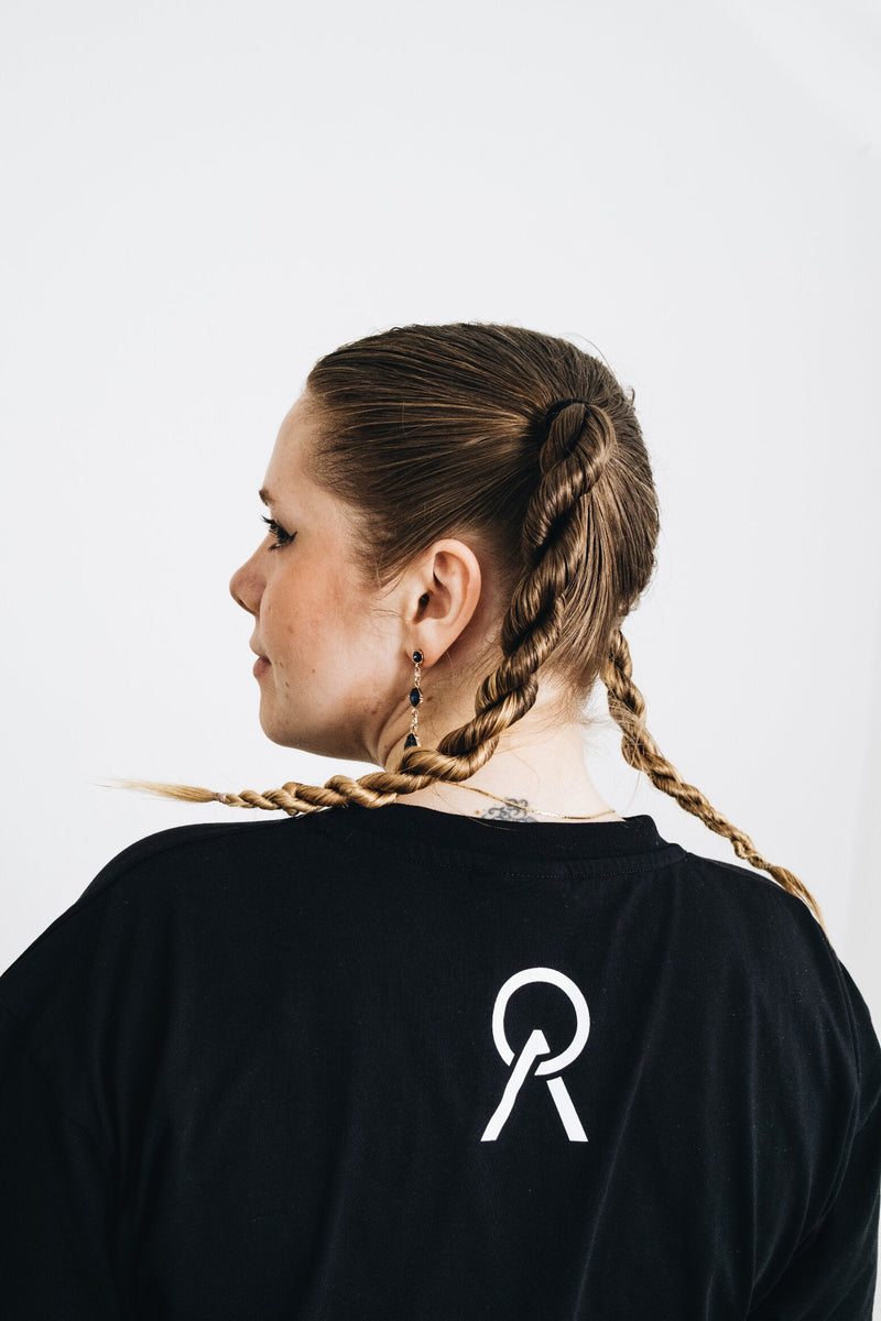 oversize T – UNITE (black) | 100 % Bio-Baumwolle | fair & nachhaltig — Ansicht 3