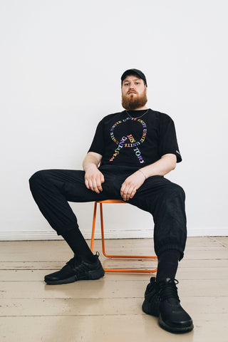 oversize T – UNITE (black) | 100 % Bio-Baumwolle | fair & nachhaltig