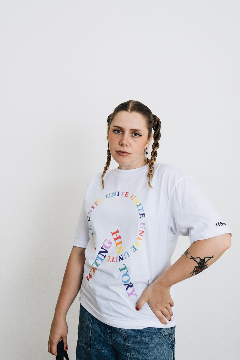 Oversize T-Shirt UNITE – Bio-Baumwolle, Fair produziert, Statement Design — Ansicht 5