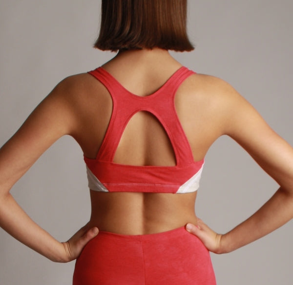 Blue Moon Upcycling Crop Top – Sustainable, Opaque, Vintage Design
