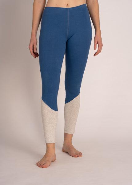 Blue Moon Upcycling Leggings – 90s Style, High Waist, Cotton Comfort — Ansicht 2