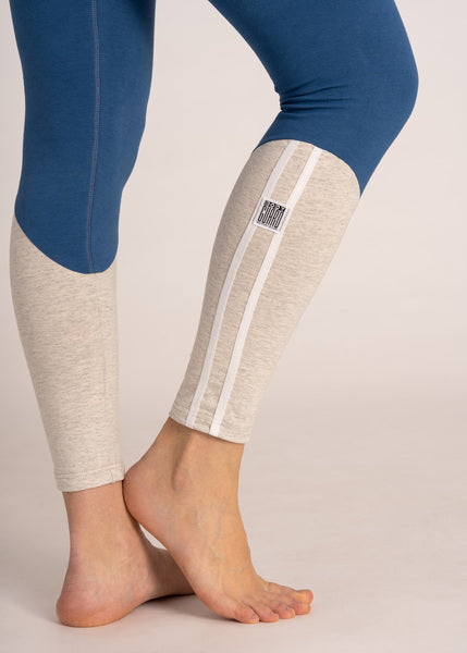 Blue Moon Upcycling-Leggings – 90er Style, hoher Bund, Baumwollkomfort — Ansicht 4