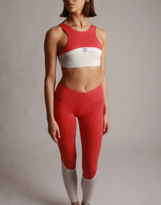 Dawn Upcycling Tights - Opaque cotton blend with a high waist