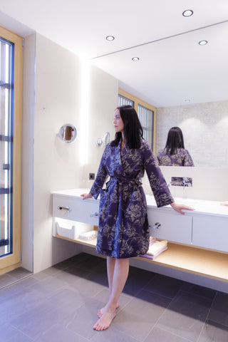 Satin Kimono 100% Baumwolle