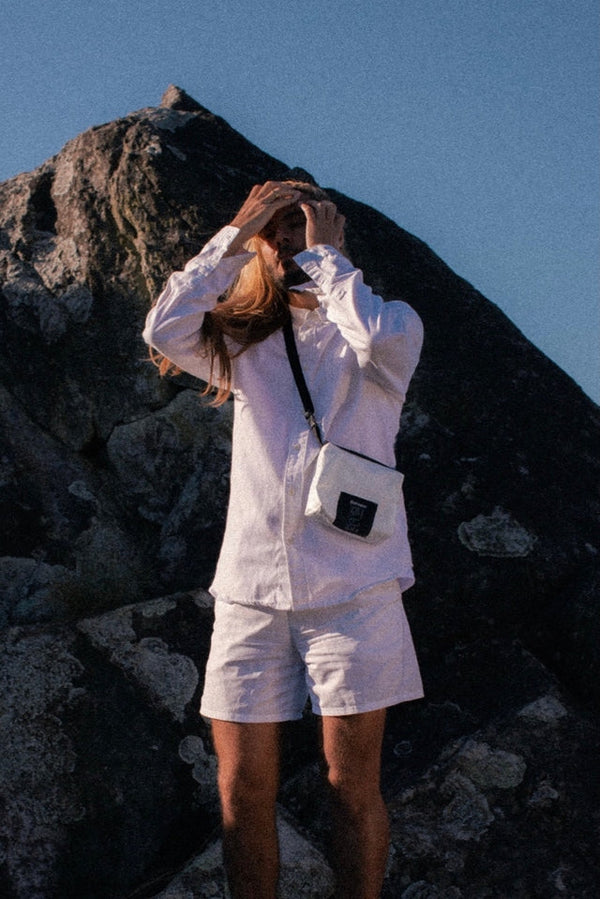 Bag DASVAUS White – Water-Repellent Minimalist Bag