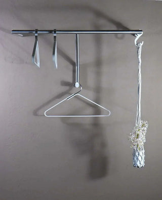 Wandgarderobe Hook aus gebürstetem Edelstahl – zeitloses Design von Siqual