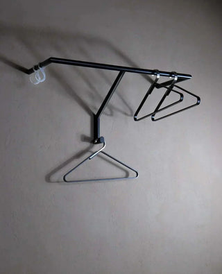 Siqual Wandgarderobe Hook in Schwarz – schlicht, robust und elegant