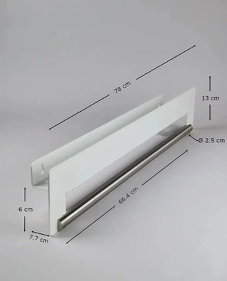 JOSHUA – Wandgarderobe mit Regal | 5 Haken | Platzsparendes Design