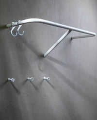 TINY SILVER Wall Hooks Set of 3 – Aluminium Stainless Steel Minimalist — Ansicht 13