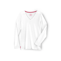 Long-Sleeve V-Neck T-Shirt – Supima® Cotton | Slim & Regular — Ansicht 2