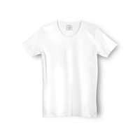 T-Shirt Round Neck White made from Supima® Cotton – Slim & Regular — Ansicht 1