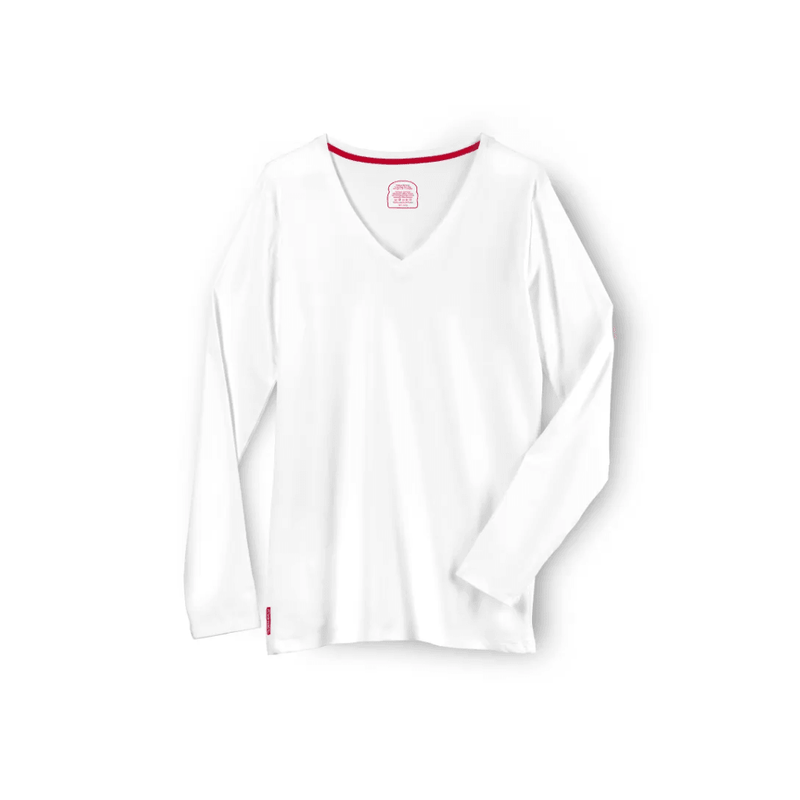 Long-Sleeve V-Neck T-Shirt – Supima® Cotton | Slim & Regular — Ansicht 1
