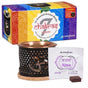 Weihrauchverdampfer 7 Chakra Test Set – Aromafume mit 14 Weihrauchblöckchen