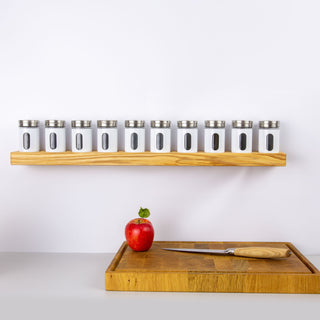 Gewürzregal Spezie aus Holz Esche