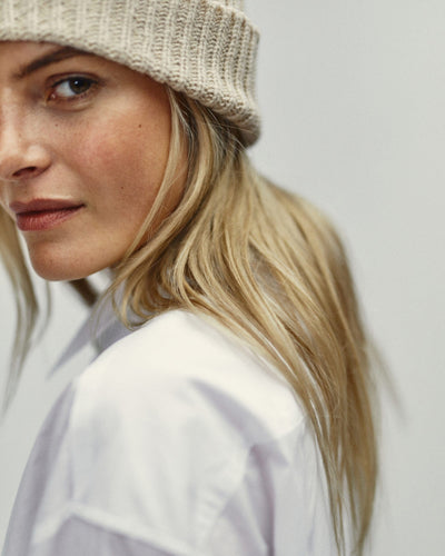 Beanie made from recycled cashmere mix – Sustainable & Soft