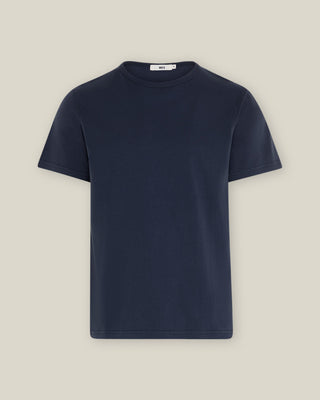 Freigestelltes Damen Boyfriend T-Shirt aus Bio-Baumwolle in Navy