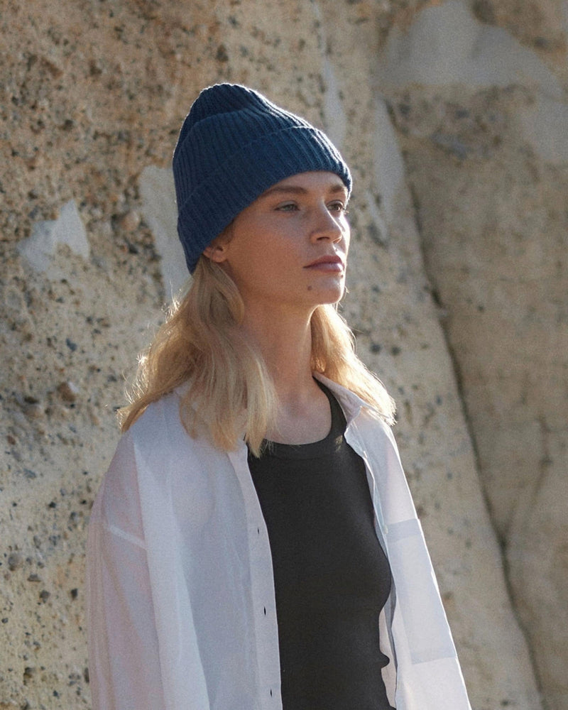 Mütze aus recyceltem Cashmere Mix – Nachhaltig & Weich — Ansicht 5